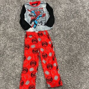 Marvel Spider-Man Kids Costume Set - Red, Black, and Gray